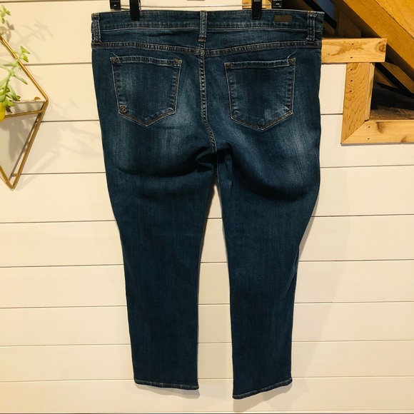 kut from the Kloth boyfriend distressed denim jeans - Picture 5 of 8